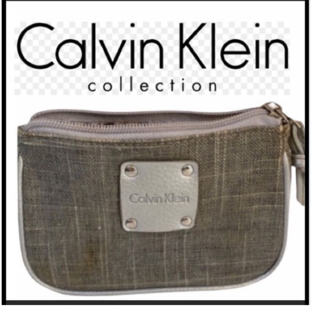 Calvin Klein clutch, silver, excellent condition - Picture 1 of 4